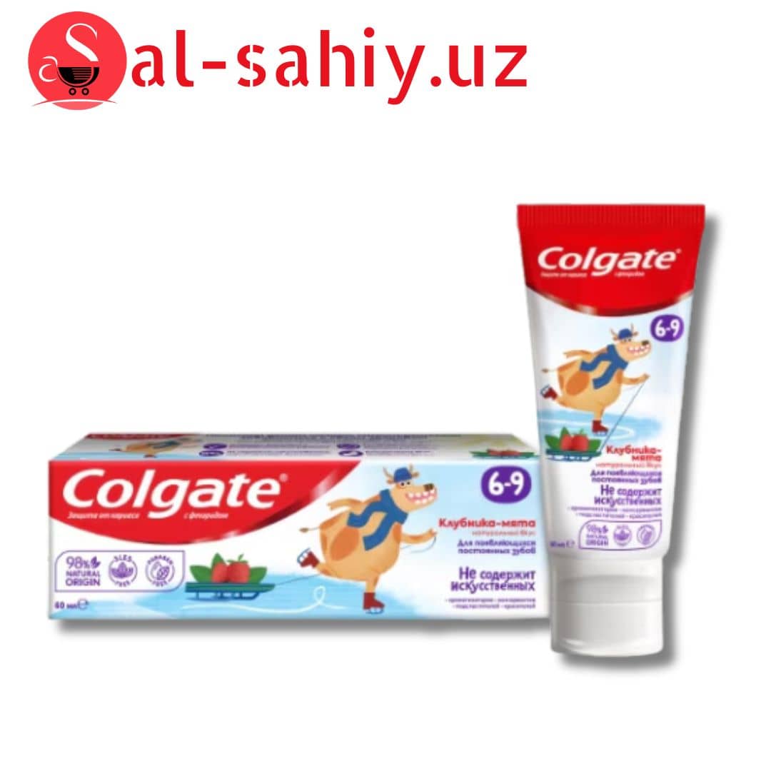 Зубная паста "Colgate" kids  6-9 Клубника и мята 60 гр 1