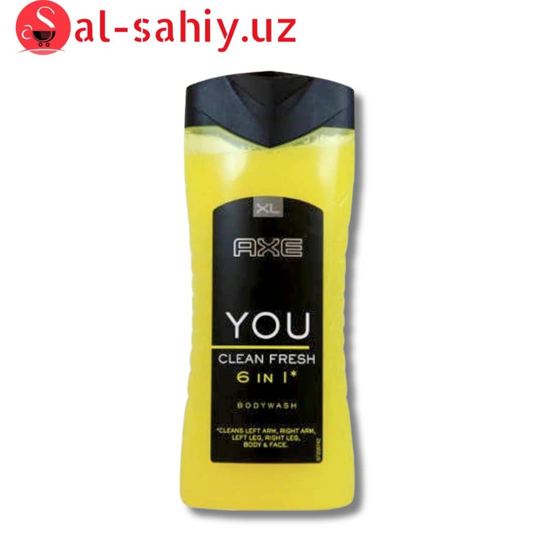 AXE gel 400 ml. You Clean Fresh 6 in 1 body & face. 1