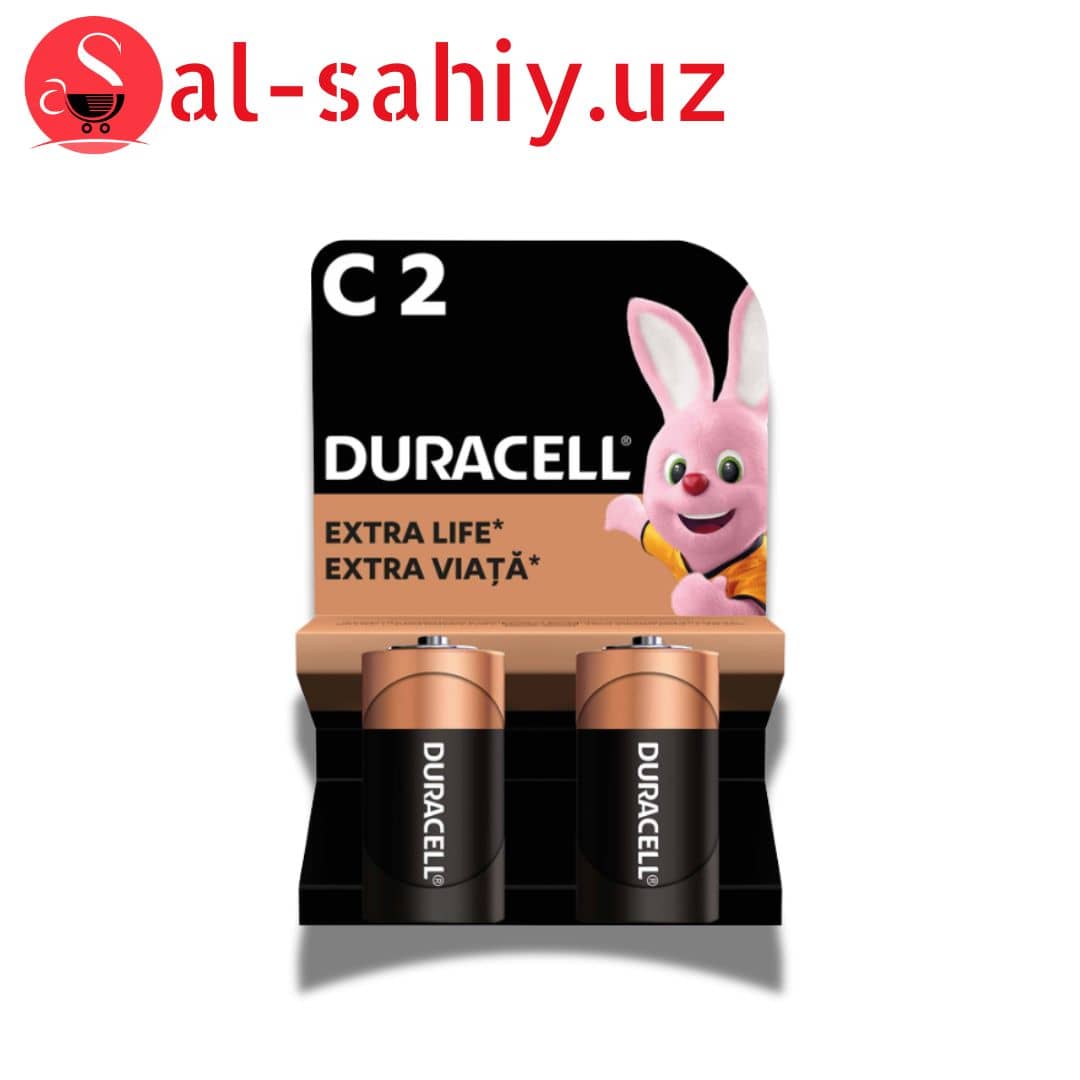 Щелочные батарейки Duracell C (LR14) MN1400 2 шт 1