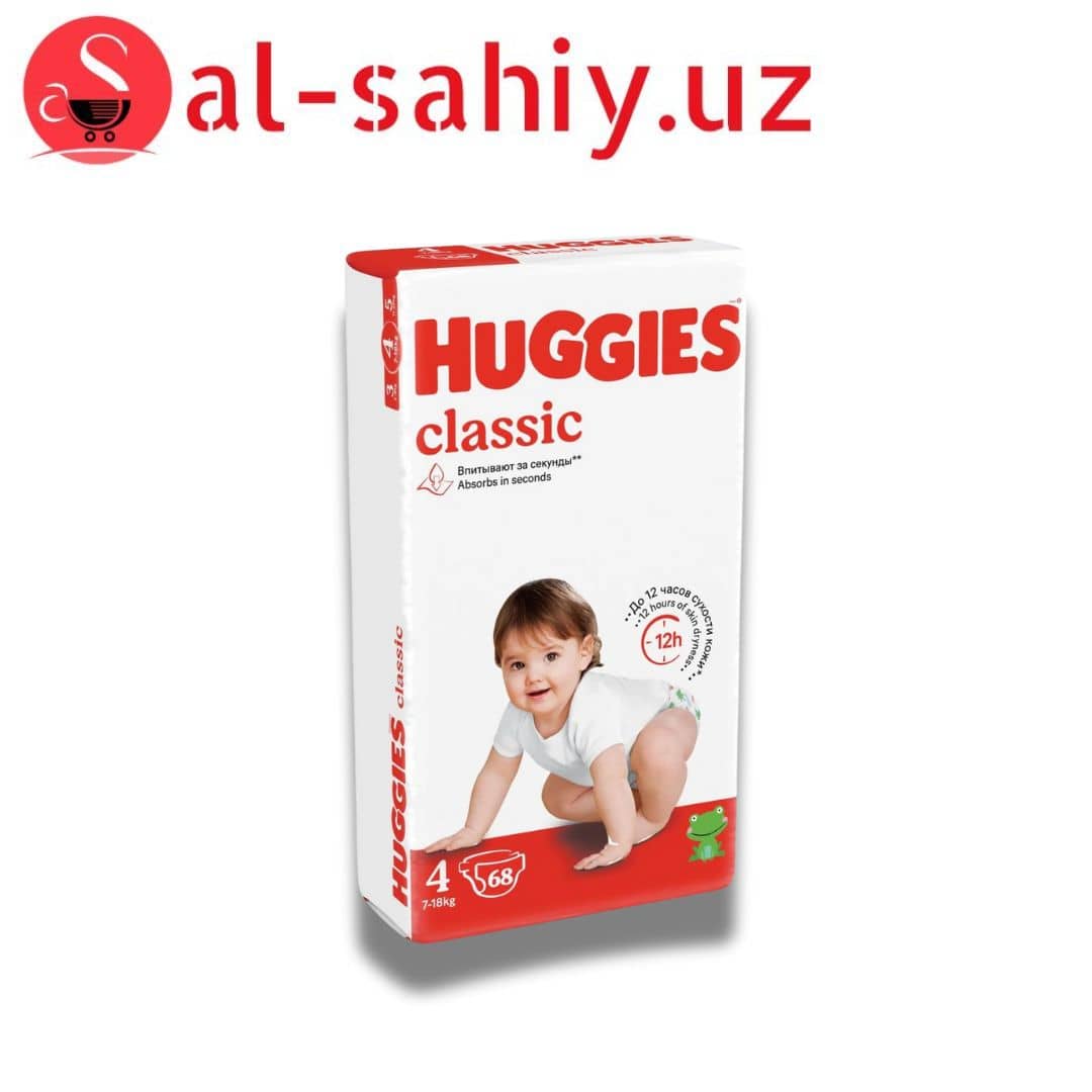 Памперс Haggies Подгузники Классик 4 (7-18кг) 14 1