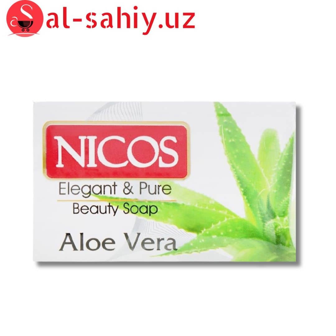 Мыло туалетное NICOS econom soap aloe vera 350гр 1