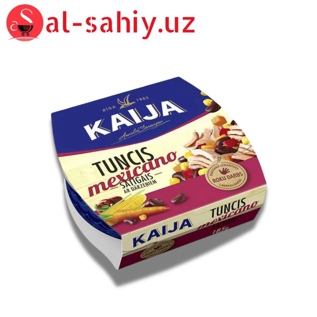 Kaija овощи mexicano с тунцом 180 гр 1