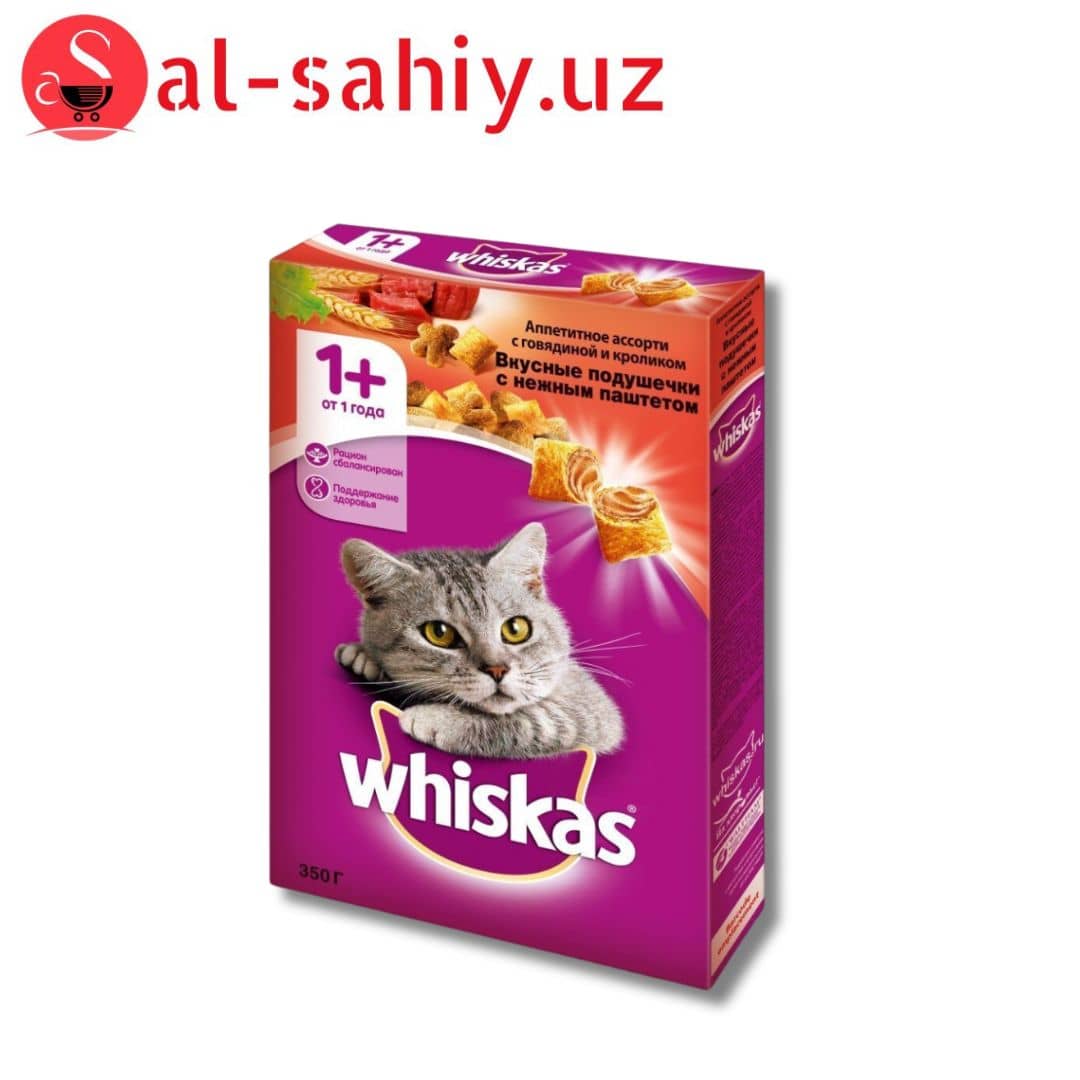Whiskas под/паш гов/крол  350гр 1
