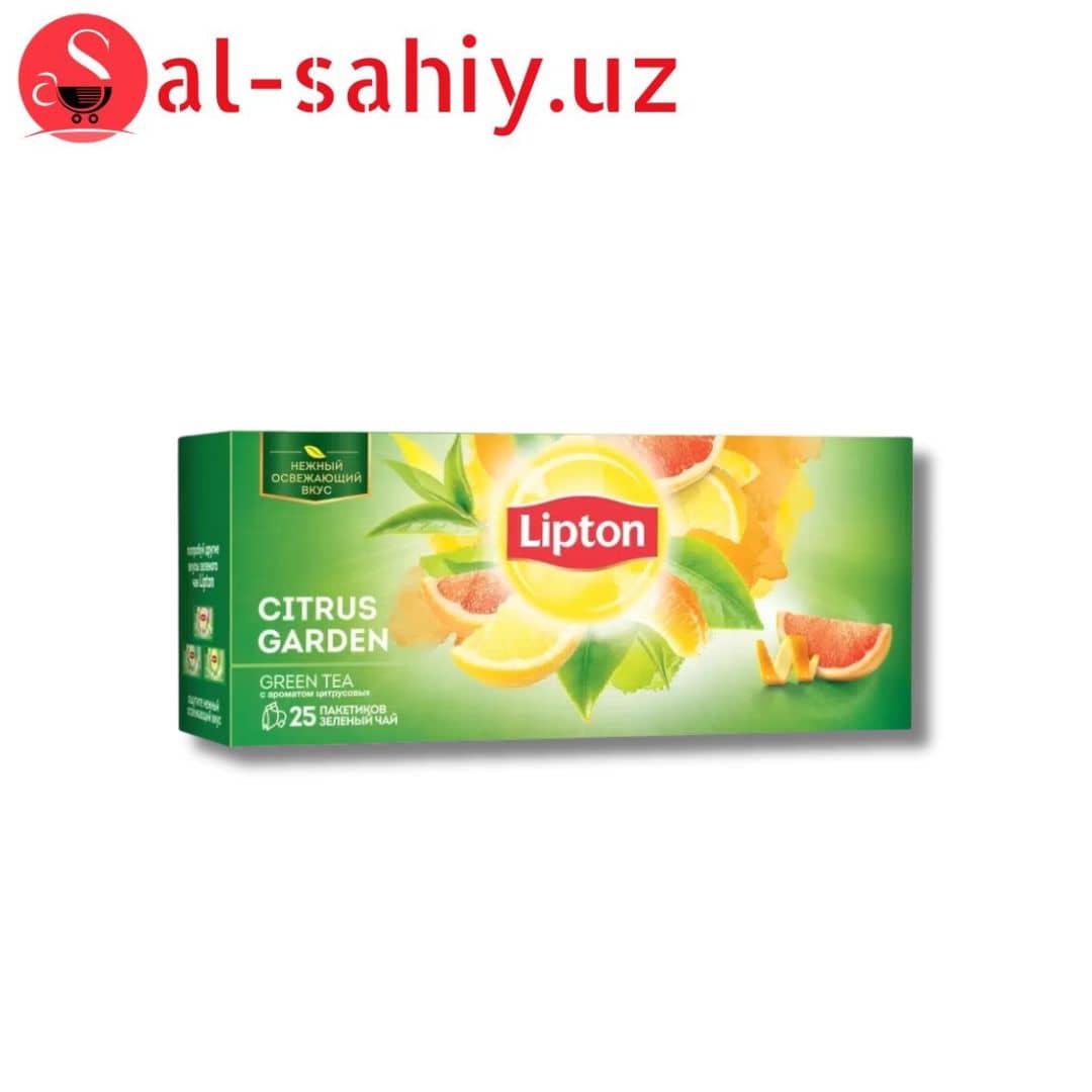 Чай LIPTON CITRUS  GARDEN GREEN TEA 1