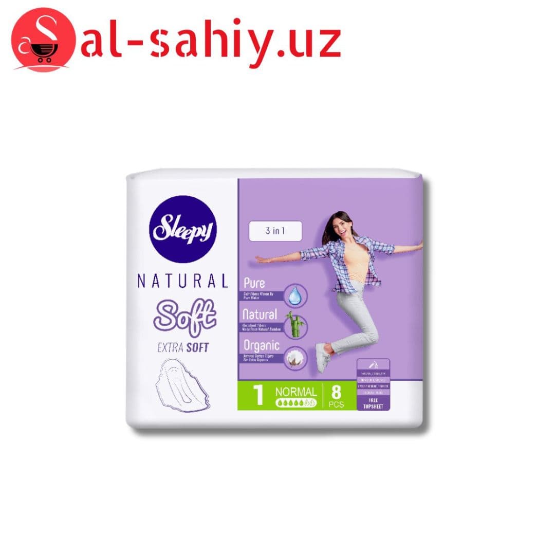 Прокладки Sleepy Natural 8pcs