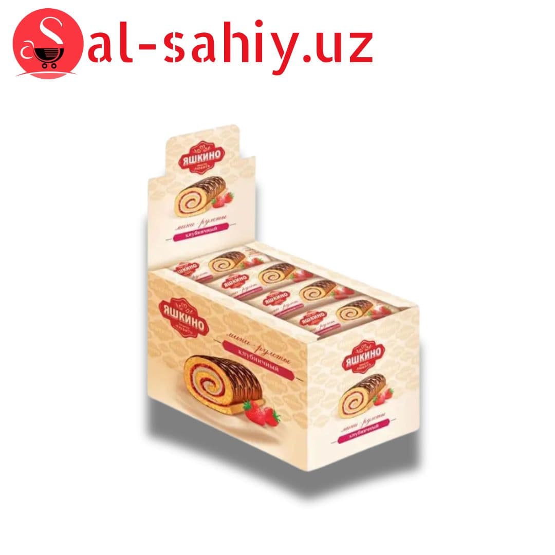 Мини рулеты ЯШК. 35гр клубничный