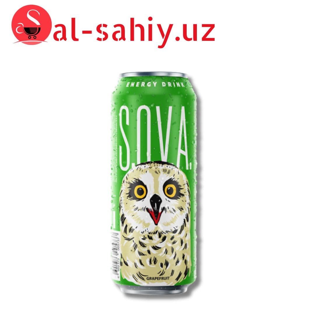 Напиток Sova Energy Drink "Грейпфрут"