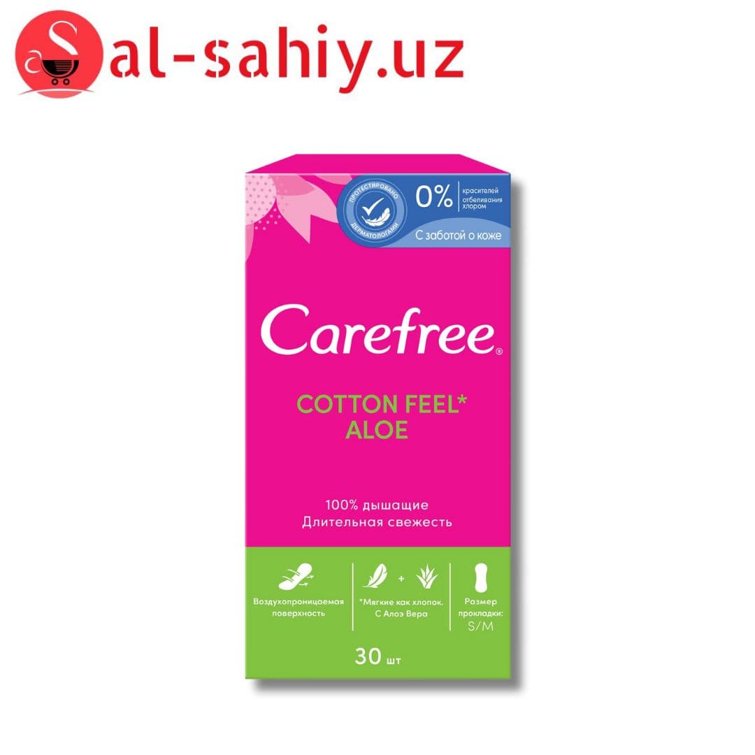 Прокладки Carefree Cotton Fresh салфетки воздухопроницаемые ароматизированные 34шт