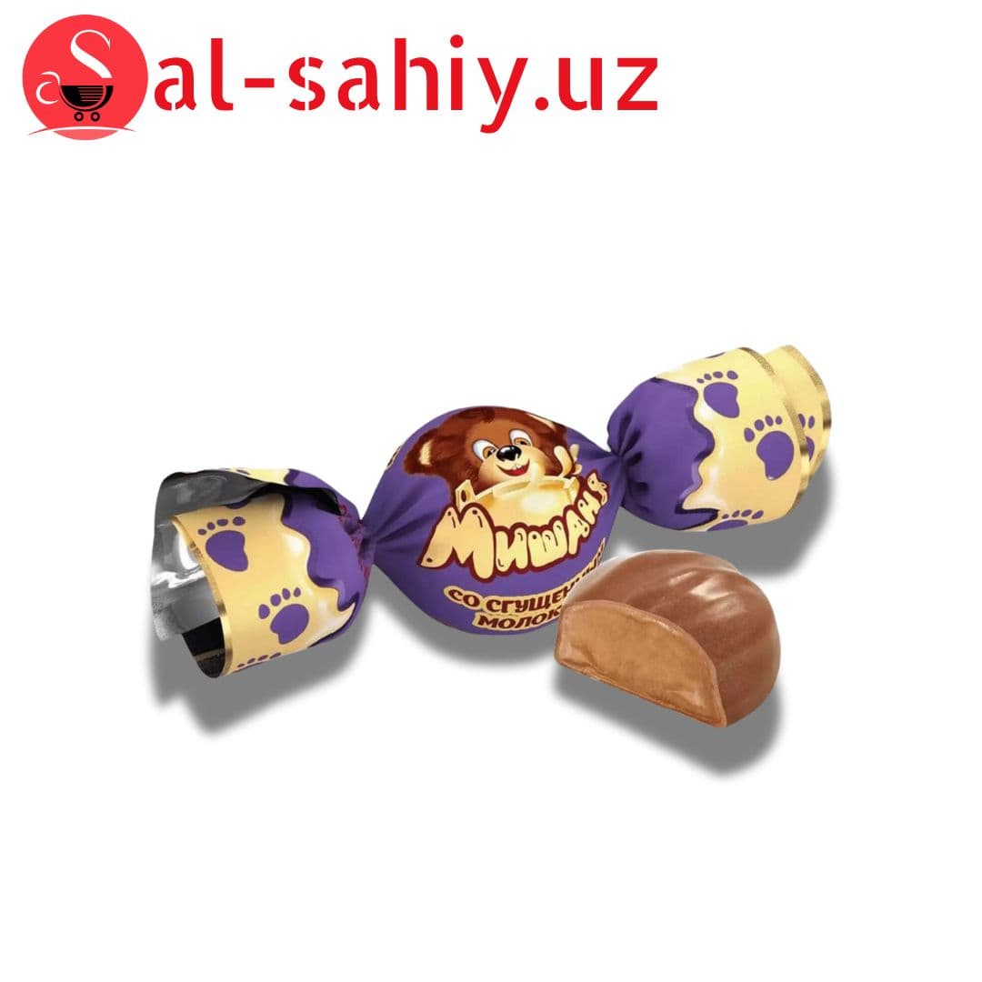 Конфеть"Мишаня"со сгущенным молоком вес,