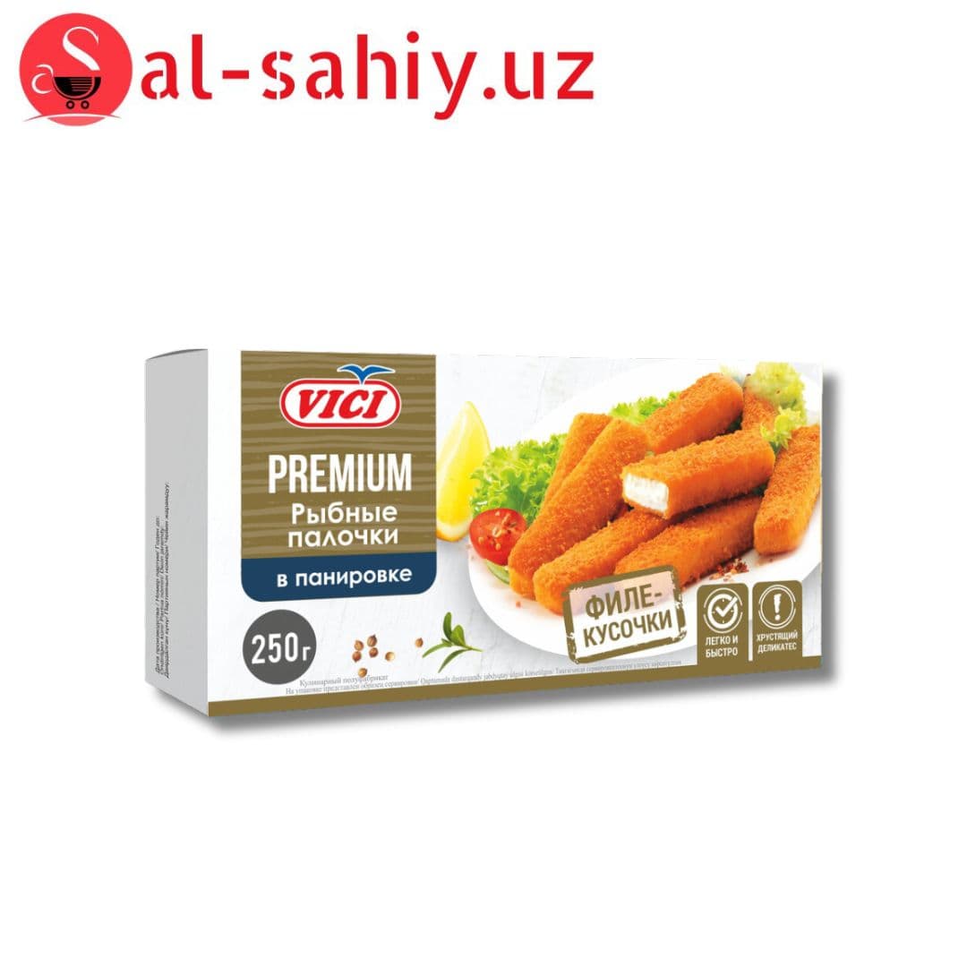 Палочки рыбные из рубленного филе Vici 250г