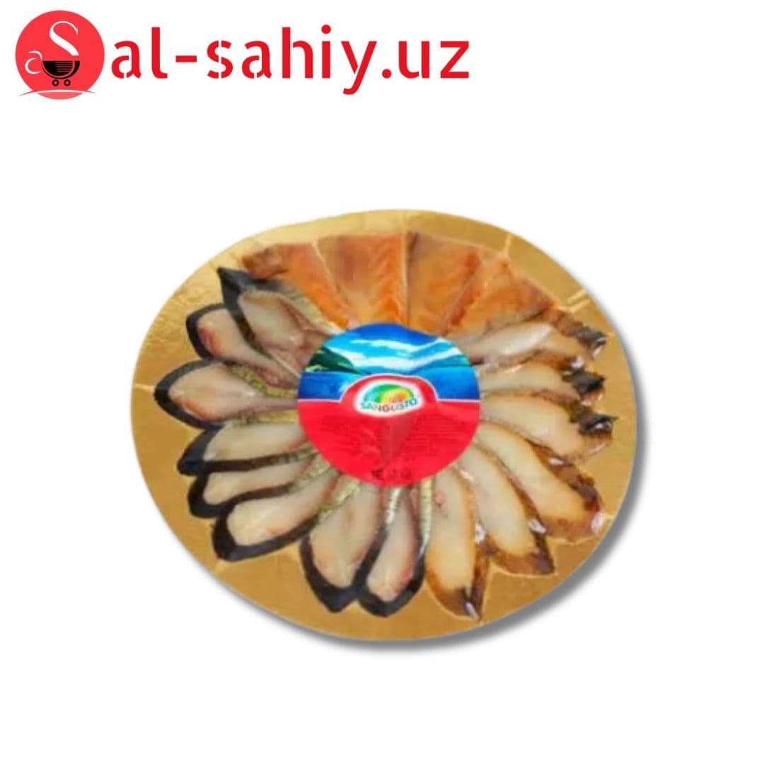 Ассорти рыбное холодного копчения( кусочки горбуши, скумбрии) SANGUSTO