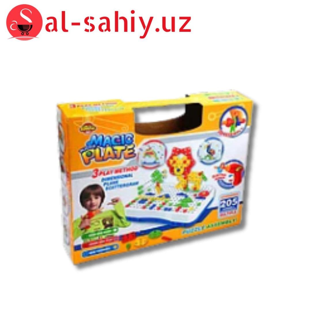 Мозайка конструктор Magic Plate Puzzle, 205 деталей