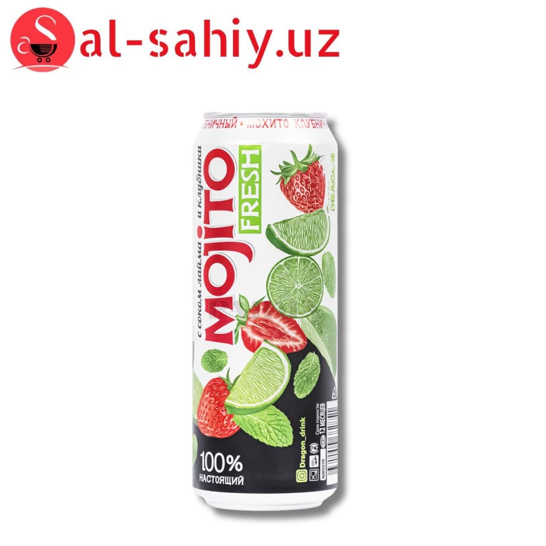 Mojito fresh с соком лайма и клубники 0.450 л