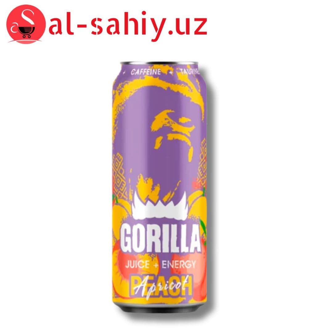 Напиток безалкогольный тонизирующий GORILLA Dragon Fruit  0.45л