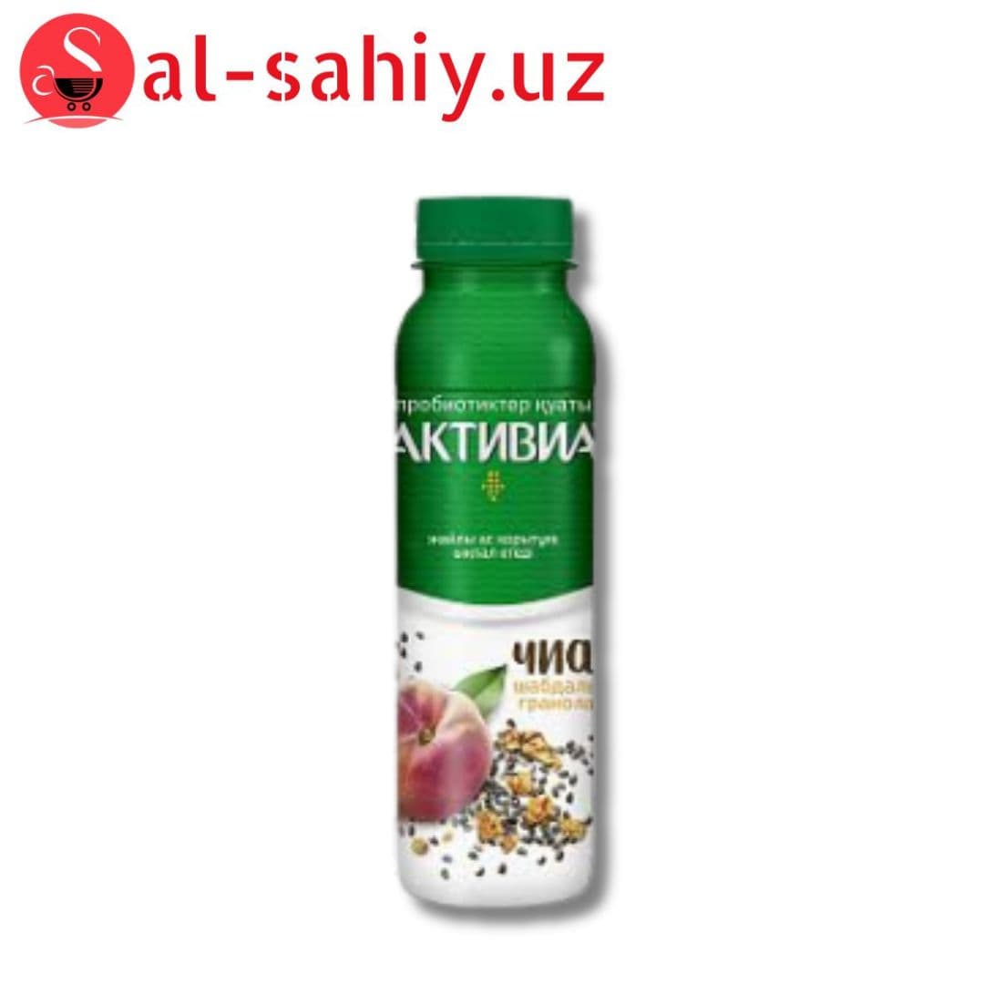 ACTIVIA DRINK Персик Чиа Гранолла  270гр