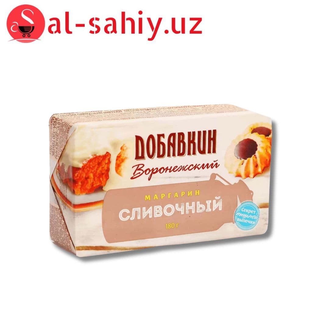 Маргарин Воронежская со сливочным вкусом Дабавкин 72% 180гр