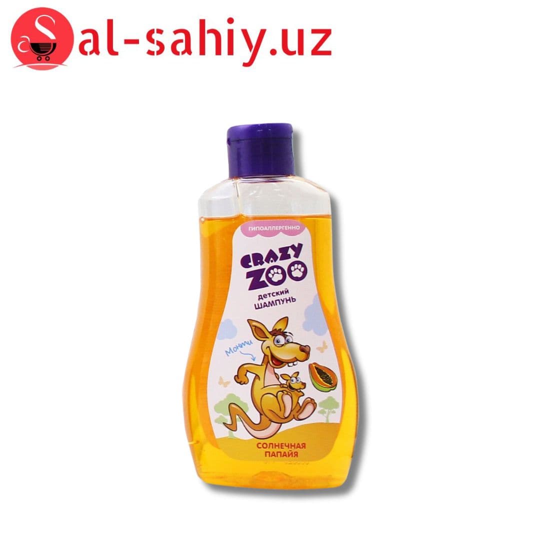 Детский шампун Crazy Zoo Солнечная папайя 280гр