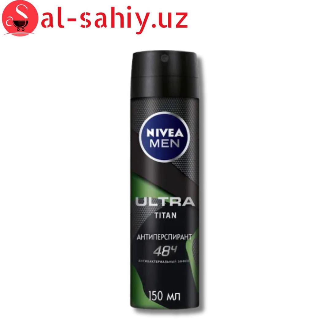 Антиперспирант NIVEA Men Ultra Titan с антибактериальным эффектом 150 мл