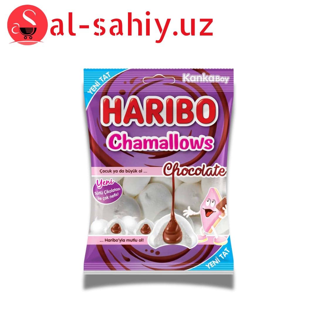 Мягкий зефир Haribo Chamallows Chocolate 62 g