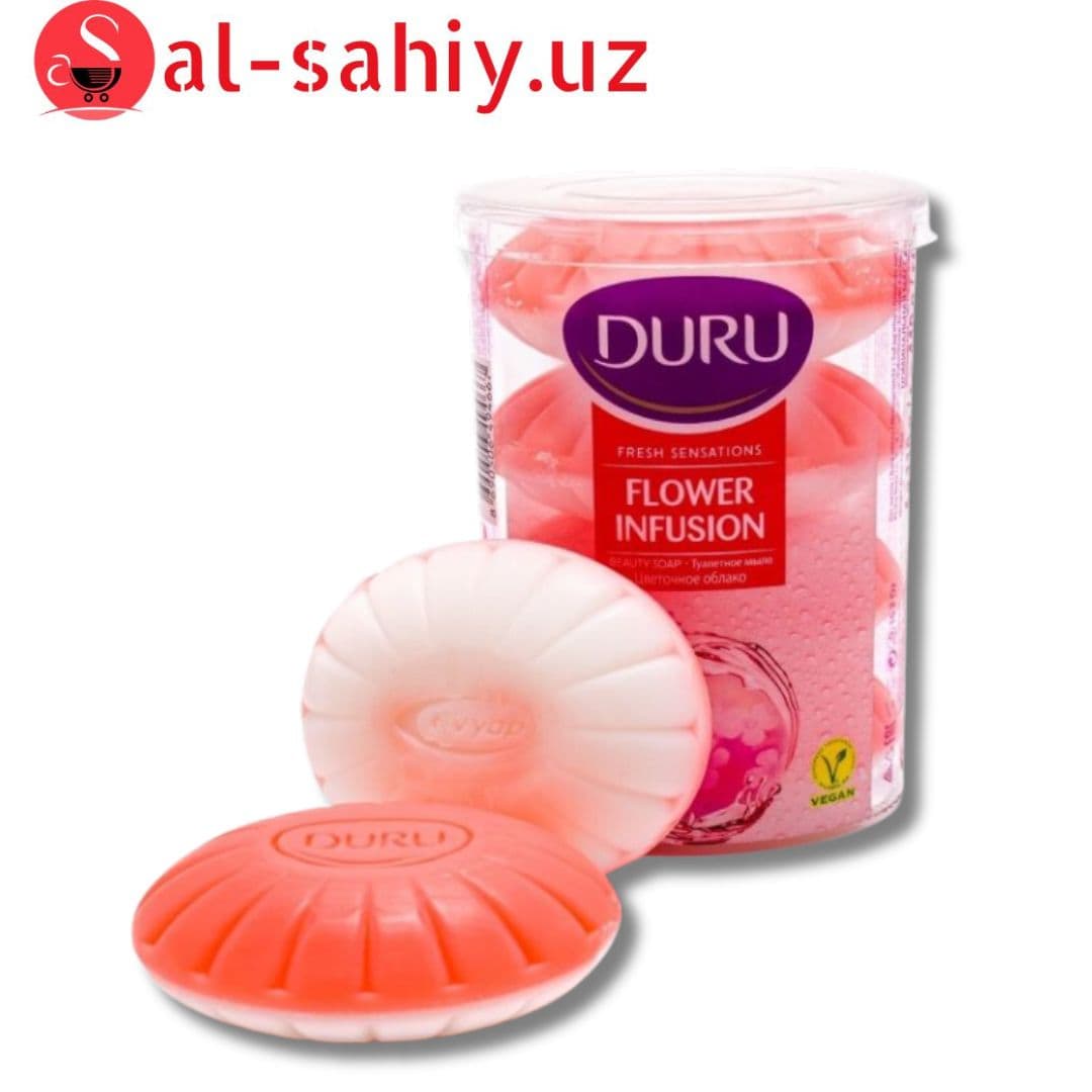 Мыло DURU Fresh Sensations Цветочная Облако 4 х 100 г