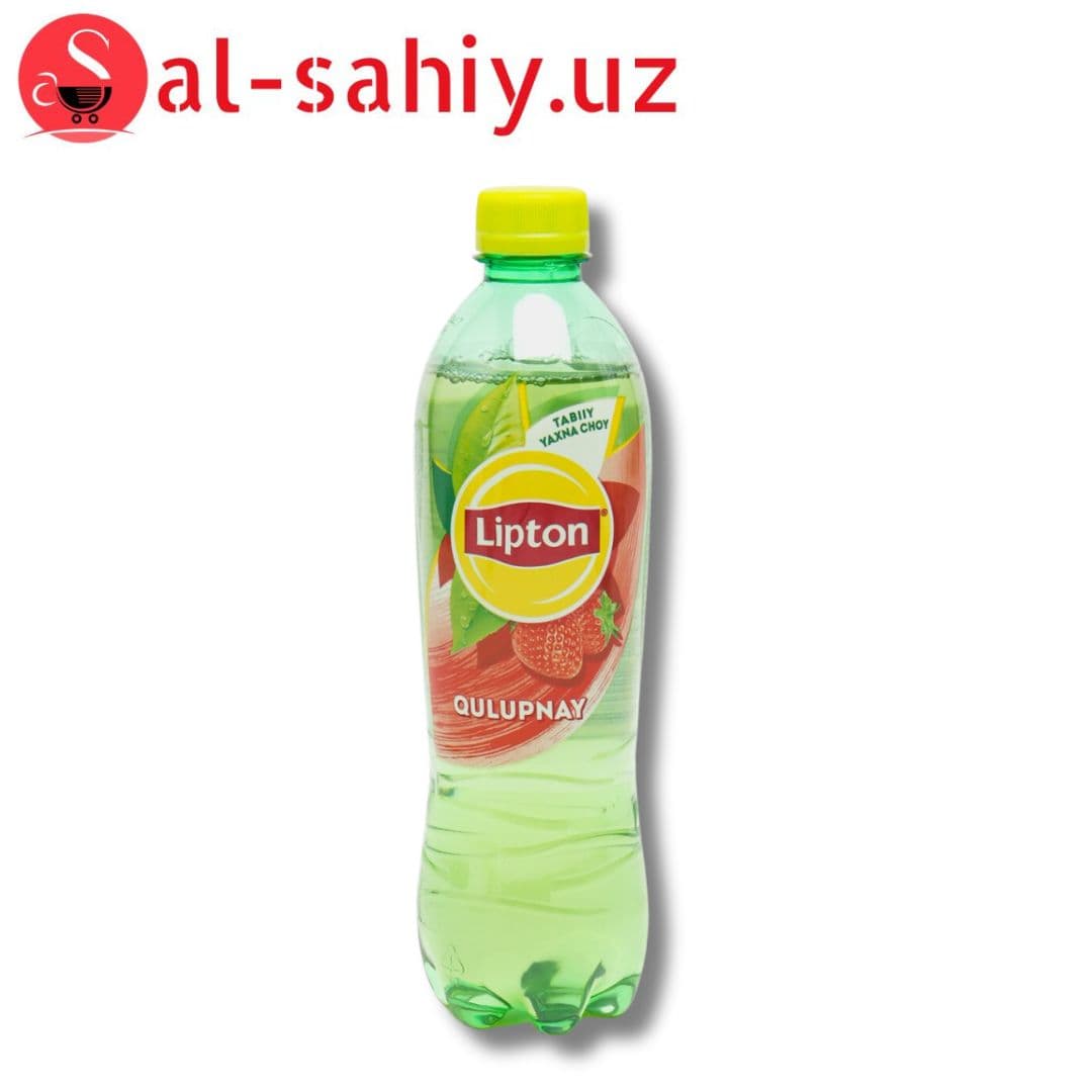 Чай "Lipton" Зеленый с Клубника 1л