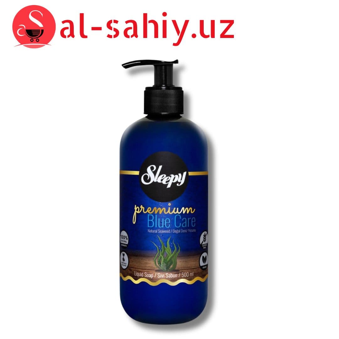 Жидкое мыло Sleepy Premium Blue Care Series 500ml .