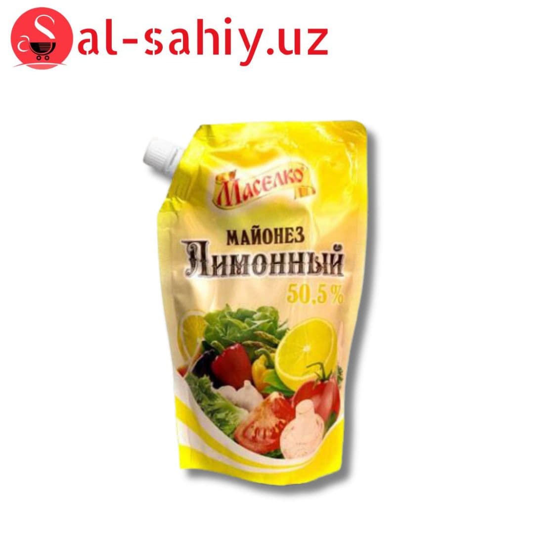 Майонез "МАСЕЛКО" со вкусом  лимонный  50,5% 360  г