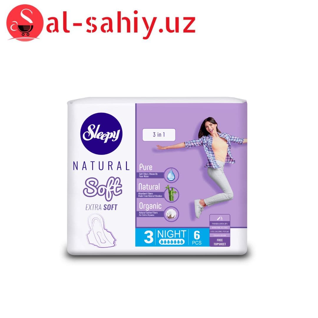 Прокладки Sleepy Natural 10pcs