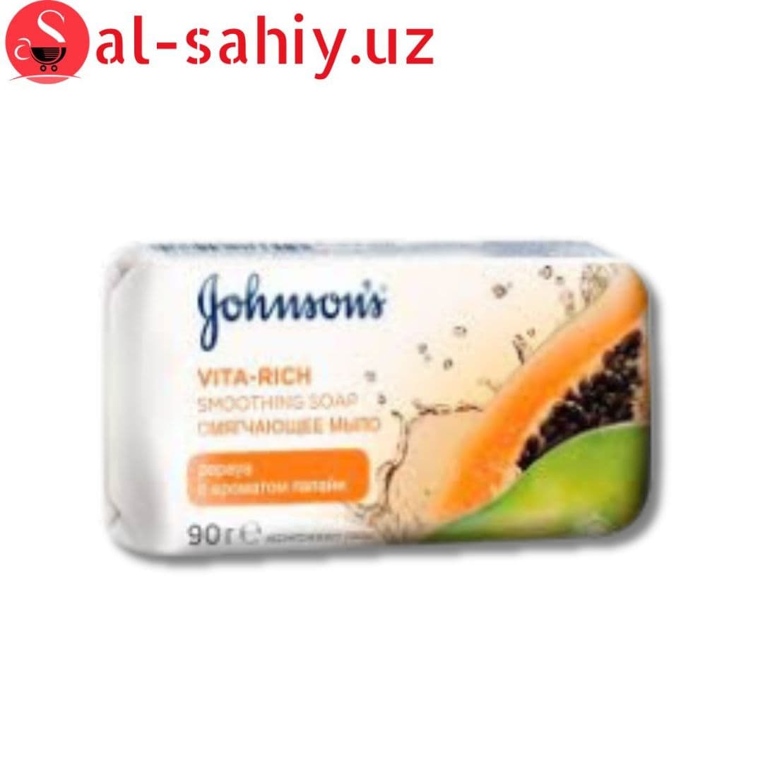 Мыло Johnson’s Vita Rich Смягчающее с экстрактом папайи 90 г