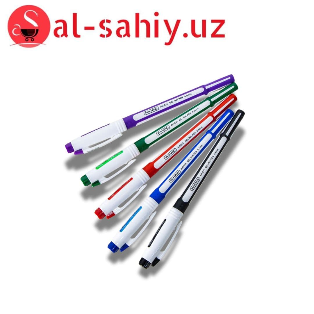 Ручка цветной "AIHAO" AH811 (5шт)