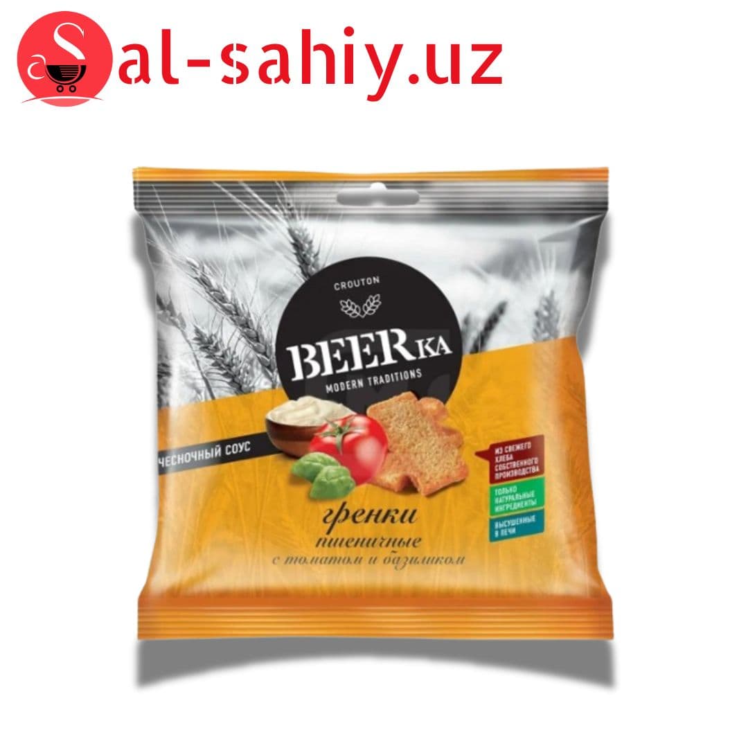 Гренка BEERka чесночный соус60гр