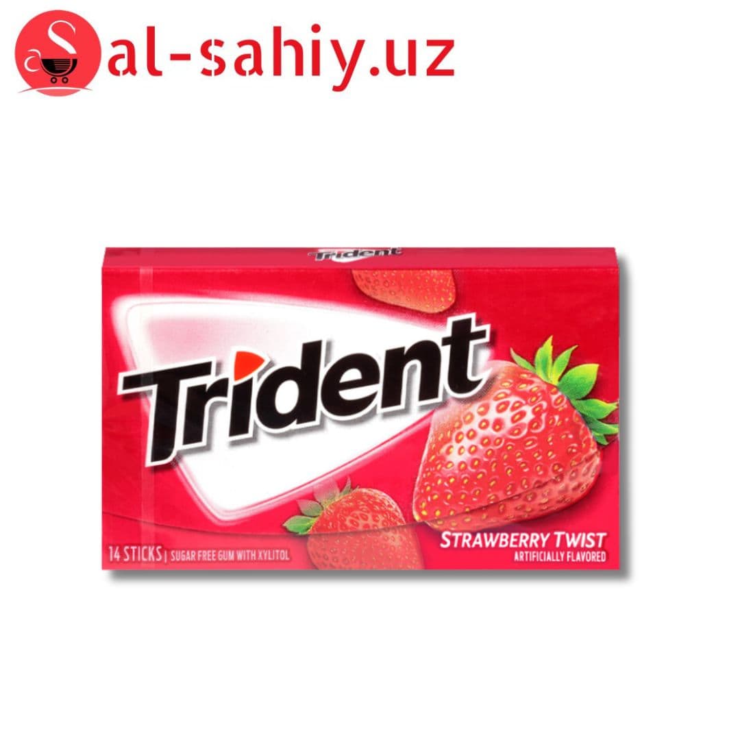 Жевательная резинка Trident Strawberry Twist 14sticks