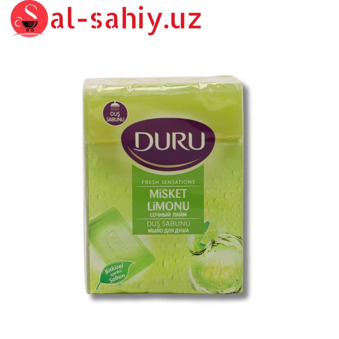 Мыло DURU Fresh Sensations LIME  (4*150г.)