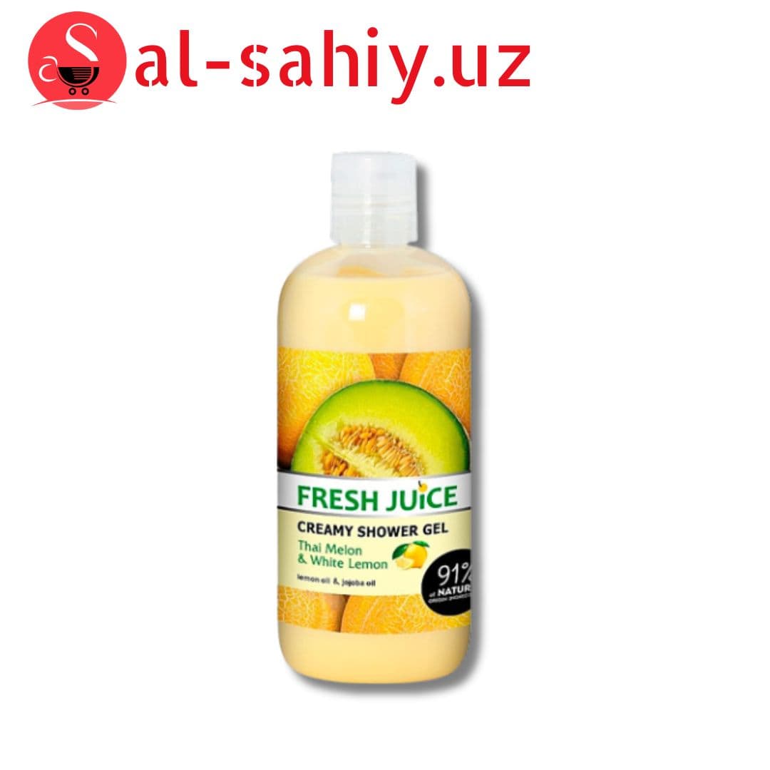 Гел для душа "fresh Juice" Крем "Thai melon & White lemon" 300мл