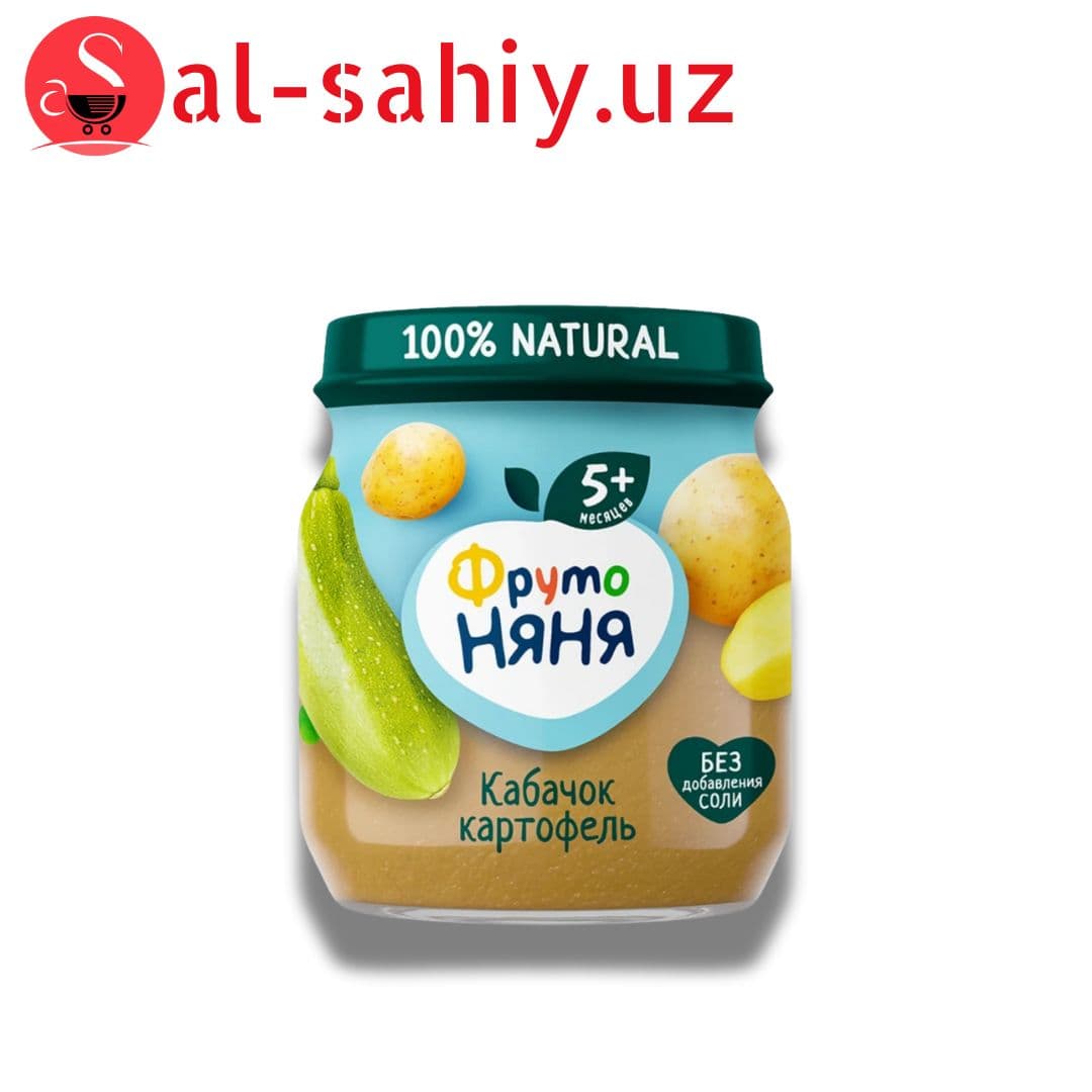 Пюре ФРУТОНЯНЯ кабачок и картофель  100г