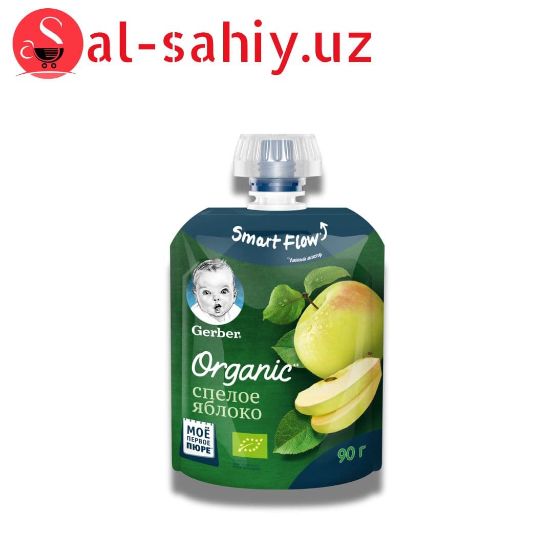 Gerber® пюре серии Organic, спелое яблоко 90гр