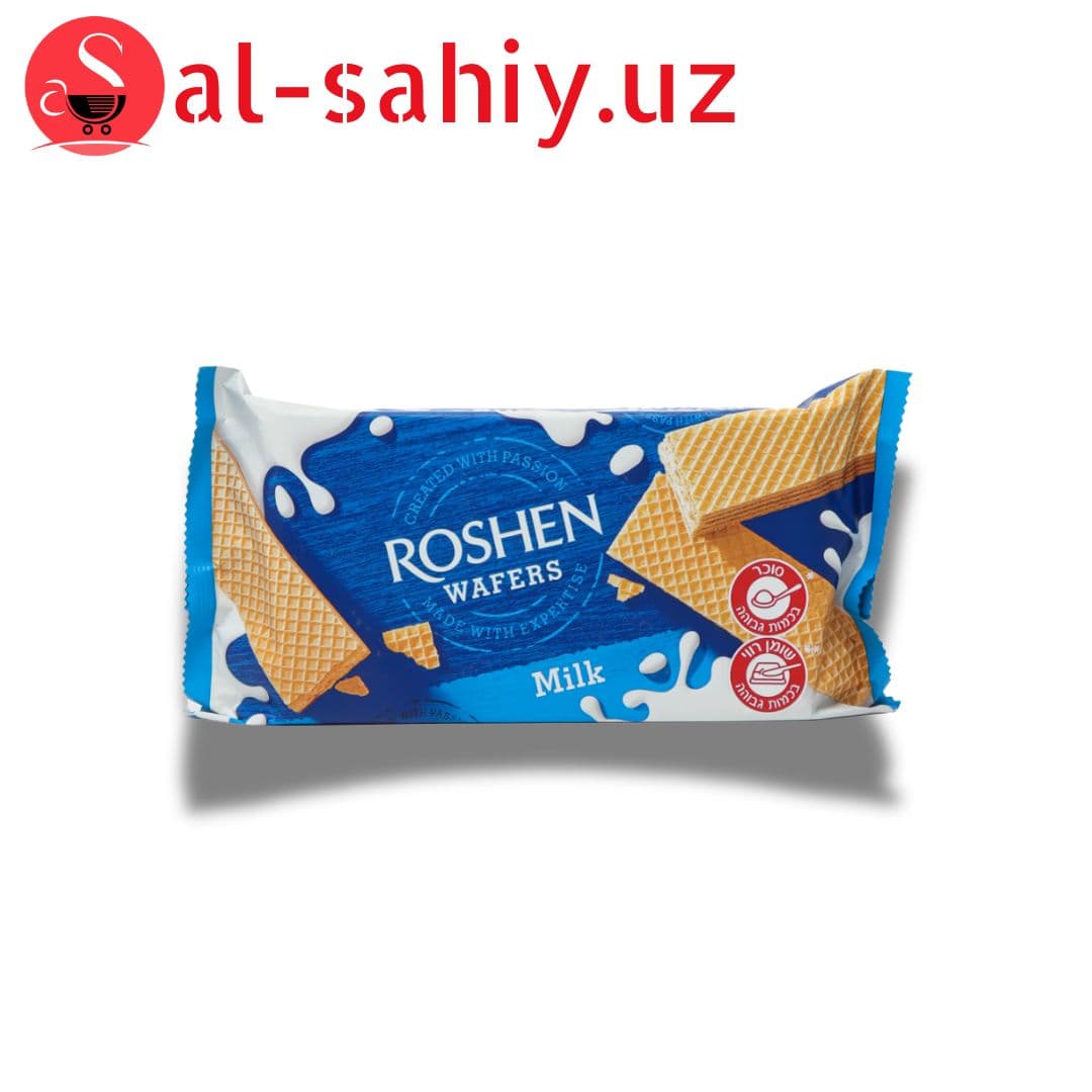 Вафли "ROSHEN" Wafers молоко  ВКФ 216 гр