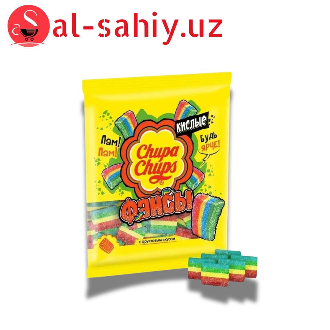 Chupa-Chups мармелад Квадратики 150гр