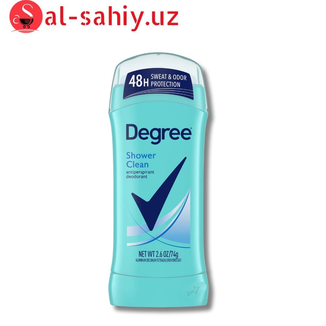 Degree Women Antiperspirant Deodorant Stick, Shower Clean, 2.6 Ounce