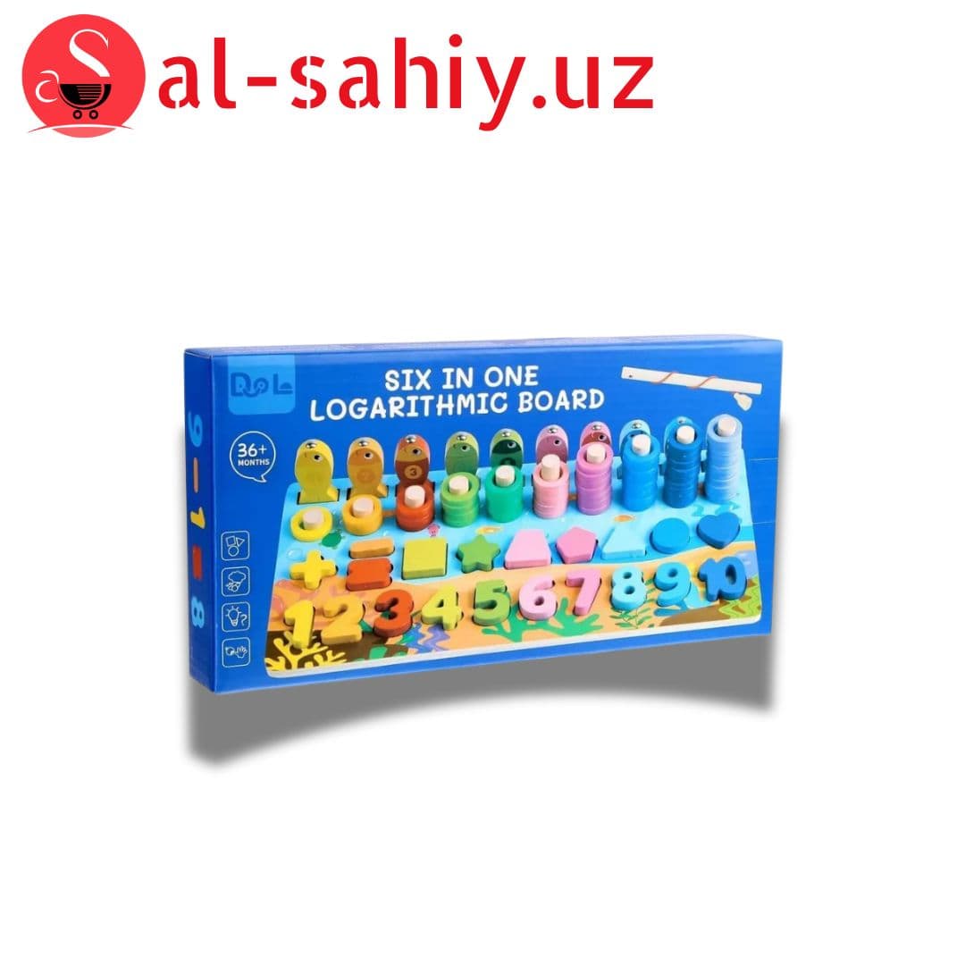 Игрушка Логика Six in one logarithmic board