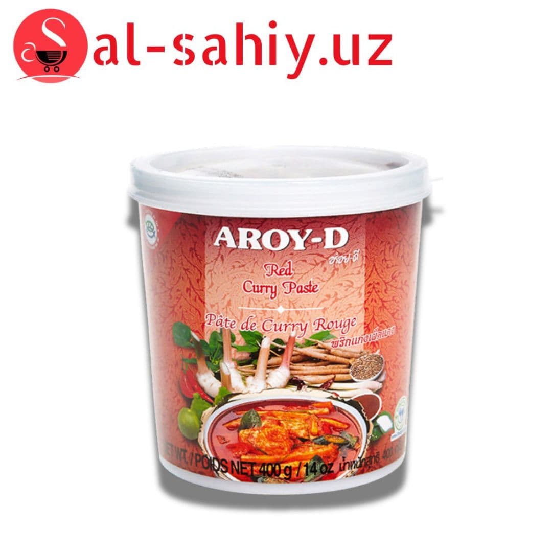 Паста "AROY-D" Red curry paste 400 гр