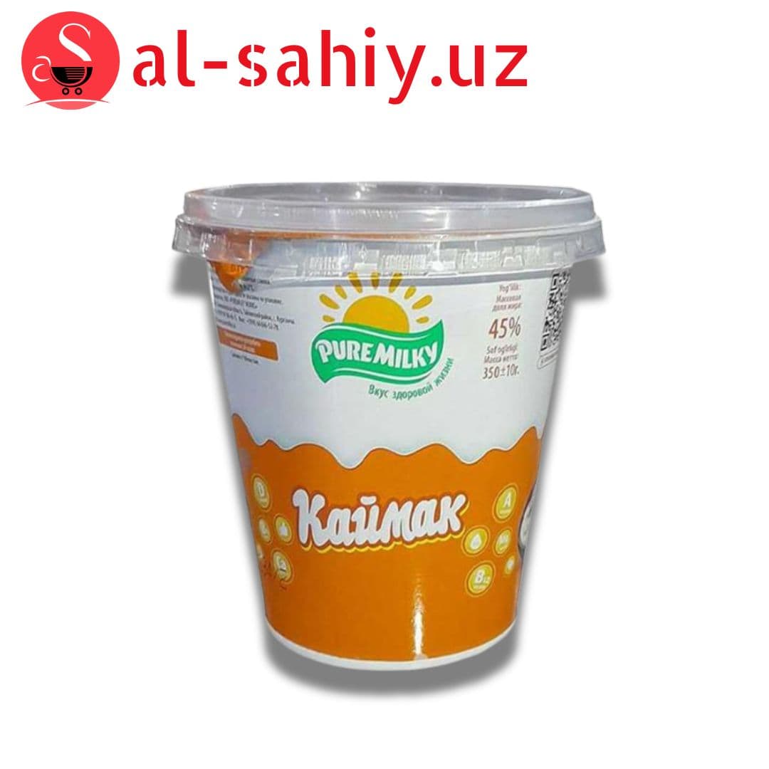 Сливки  350 гр стакан Pure Milky