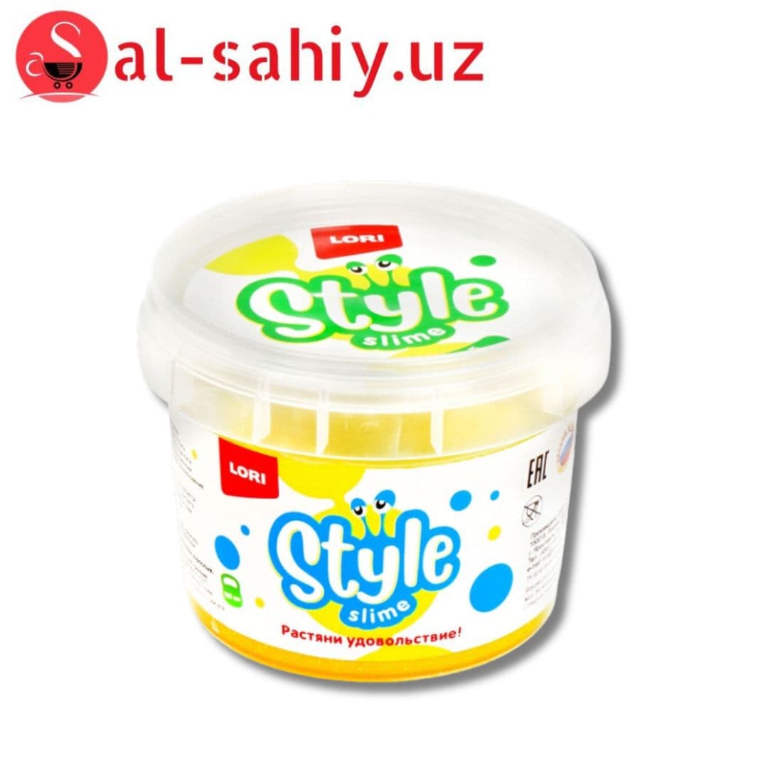 STYLE SLIME Блестящий "Жёлтый с ароматом банана" 120мл