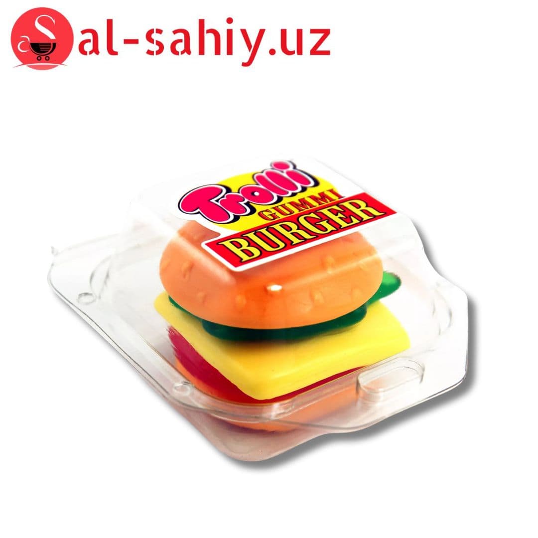 Жевательная резинка Trolli BIG Burgers 50гр