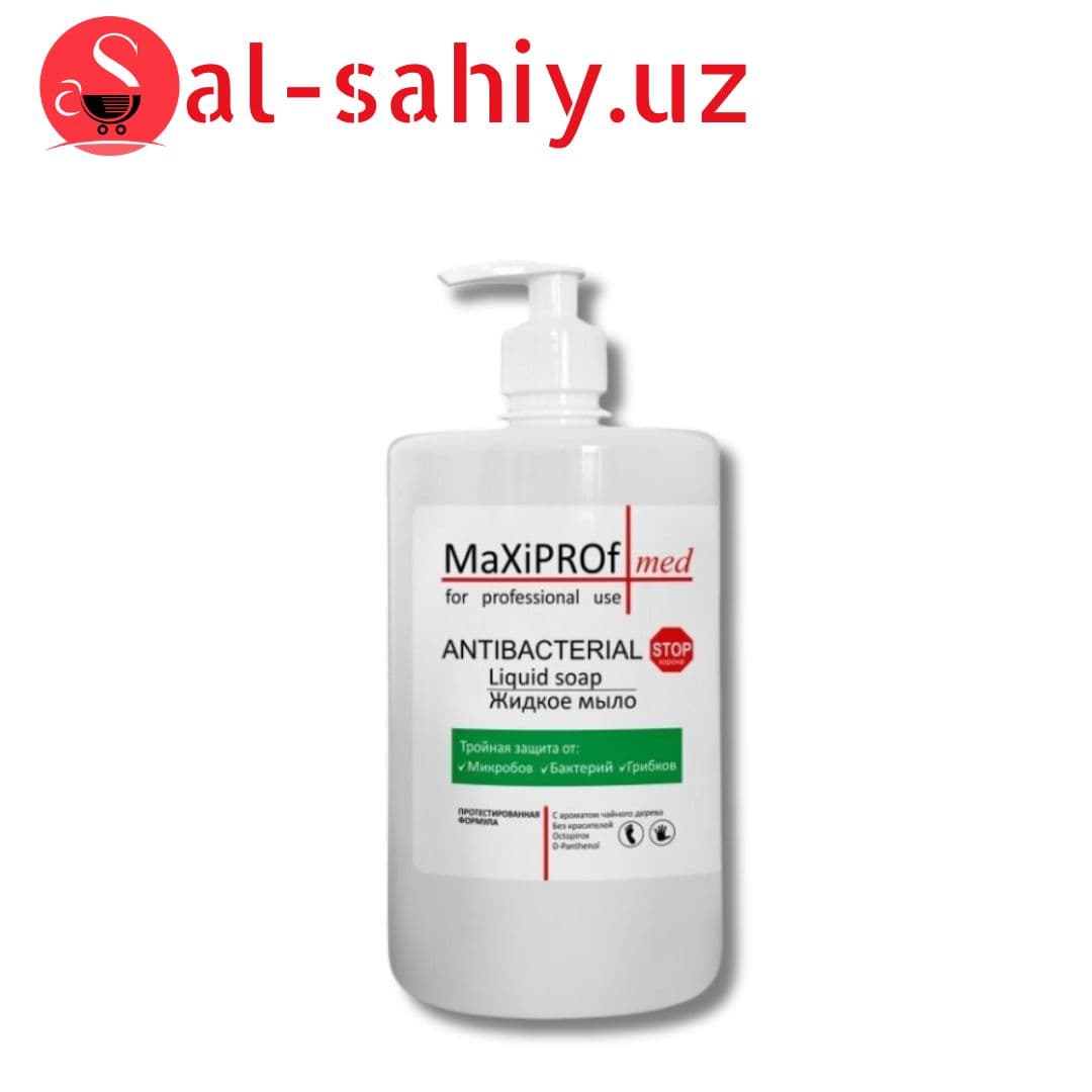 Антибактериальное жидкое мыло MaxiProf с ароматом чайного дерева, 1000 мл