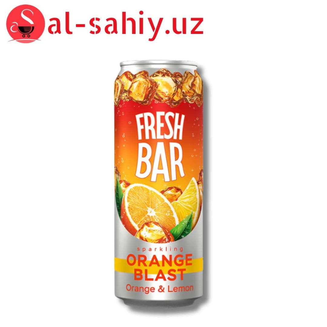Энергетический  FRESH BAR 330мл "оранж бласт"