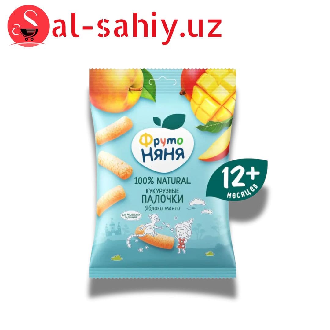 Палочка кукурузные  ФРУТОНЯНЯ 20г яблоко и манго