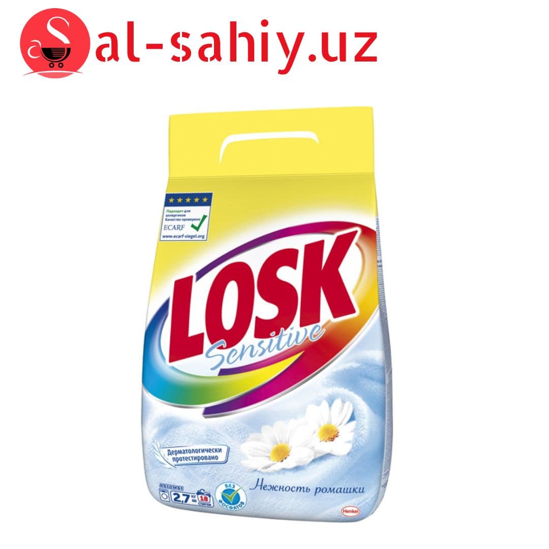 Порошок LOSK Sensitive Нежность Ромашки 2.7кг