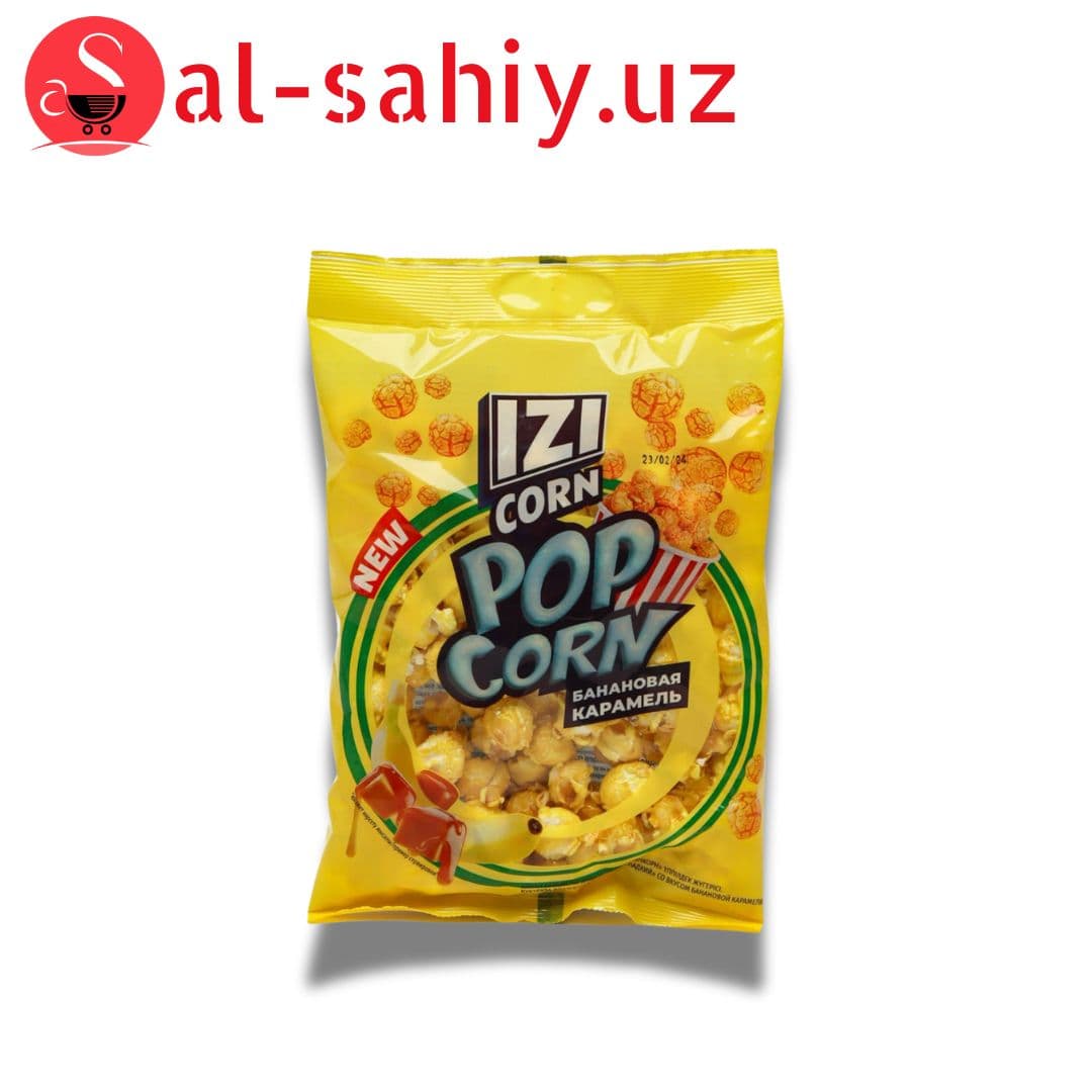 Попкорн TM IZI CORN со вкусом банан 80 гр
