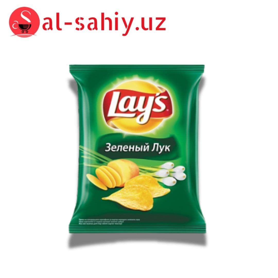 Новый Лейз со вкусом зеленый лук  37гр